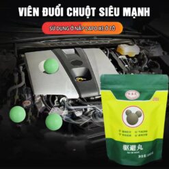 Viên Xua Đuổi Chuột Siêu Mạnh – Chống Chuột Cắn Dây Điện Cho Khoang Máy Ô Tô
