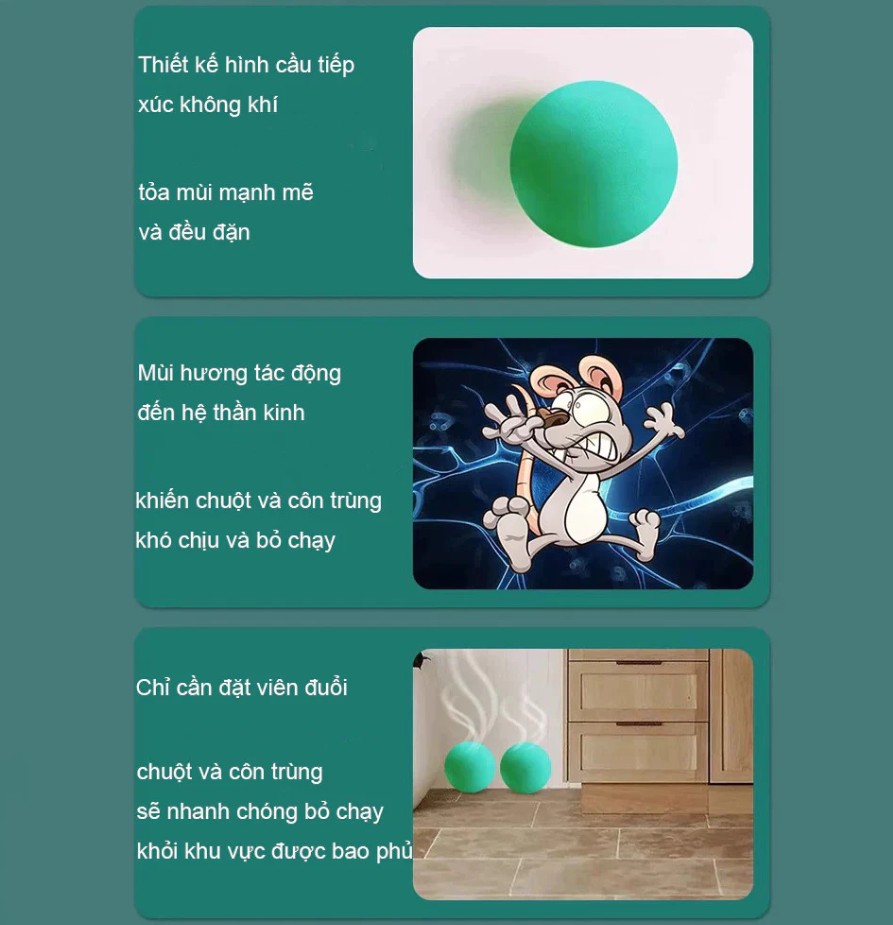 Viên Xua Đuổi Chuột Siêu Mạnh – Chống Chuột Cắn Dây Điện Cho Khoang Máy Ô Tô