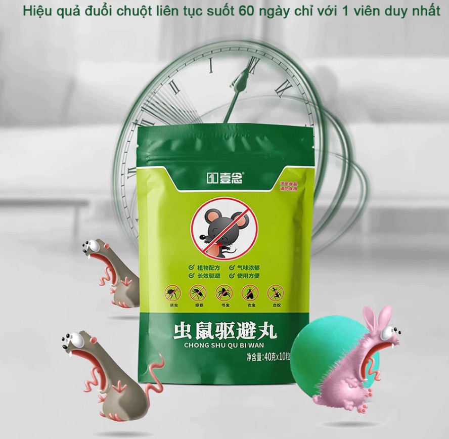 Viên Xua Đuổi Chuột Siêu Mạnh – Chống Chuột Cắn Dây Điện Cho Khoang Máy Ô Tô