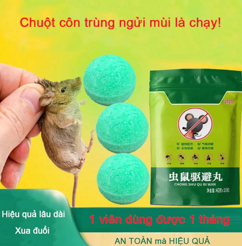 Viên Xua Đuổi Chuột Siêu Mạnh – Chống Chuột Cắn Dây Điện Cho Khoang Máy Ô Tô