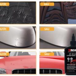 Xi xóa xước sơn Ô tô Xe máy 3Max, tặng khăn lau chuyên dụng, tẩy các vết bẩn, ố sơn xe