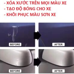 Xi xóa xước sơn Ô tô Xe máy 3Max, tặng khăn lau chuyên dụng, tẩy các vết bẩn, ố sơn xe