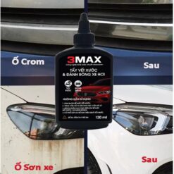 Xi xóa xước sơn Ô tô Xe máy 3Max, tặng khăn lau chuyên dụng, tẩy các vết bẩn, ố sơn xe