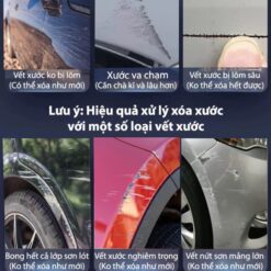 Xi xóa xước sơn Ô tô Xe máy 3Max, tặng khăn lau chuyên dụng, tẩy các vết bẩn, ố sơn xe