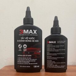 Xi xóa xước sơn Ô tô Xe máy 3Max, tặng khăn lau chuyên dụng, tẩy các vết bẩn, ố sơn xe