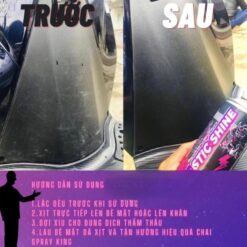 Xịt Phục Hồi Nhựa Nhám Sprayking 400ml – Làm Sạch, Bóng Đẹp & Bảo Vệ Bề Mặt Nhựa