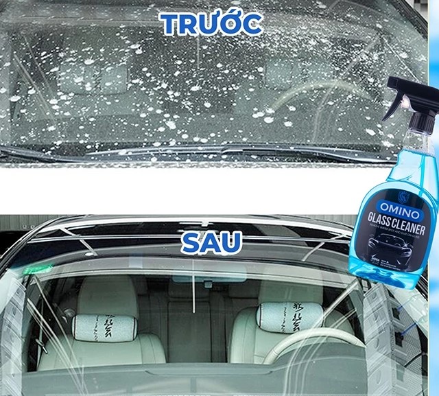 Xịt Rửa Kính Xe Ô Tô Chuyên Dụng OMINO M86 – Chai 500ml Chính Hãng
