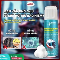 Xịt Vệ Sinh Nón Bảo Hiểm LIBITU 500ml – Diệt Khuẩn, Khử Mùi Hôi & Dưỡng Da Lót