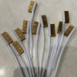 Bàn Chải Đồng Mềm Đa Năng, Chuyên Chà Rửa Lốc Máy, Đầu Bò Xe Máy