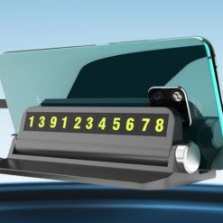 Bảng Ghi Số Điện Thoại Gắn Taplo Ô Tô Tích Hợp Giá Đỡ Điện Thoại Tiện Lợi