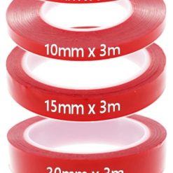 Băng Keo 2 Mặt Trong Suốt Acrylic Cao Cấp, Siêu Dính, Siêu Bền, Chịu Nhiệt Tốt