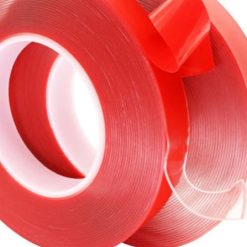 Băng Keo 2 Mặt Trong Suốt Acrylic Cao Cấp, Siêu Dính, Siêu Bền, Chịu Nhiệt Tốt