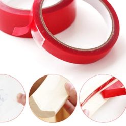 Băng Keo 2 Mặt Trong Suốt Acrylic Cao Cấp, Siêu Dính, Siêu Bền, Chịu Nhiệt Tốt