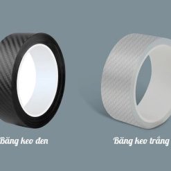 Băng Keo Carbon 3D Nhám Trang Trí Ô Tô, Decal Dán Xe Chống Trầy Xước, Chống Thấm Nước