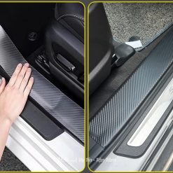 Băng Keo Carbon Chống Xước Ô Tô VuaAuto, Băng Dính Bảo Vệ Bậc Cửa, Cốp & Viền Xe Chống Thấm Nước