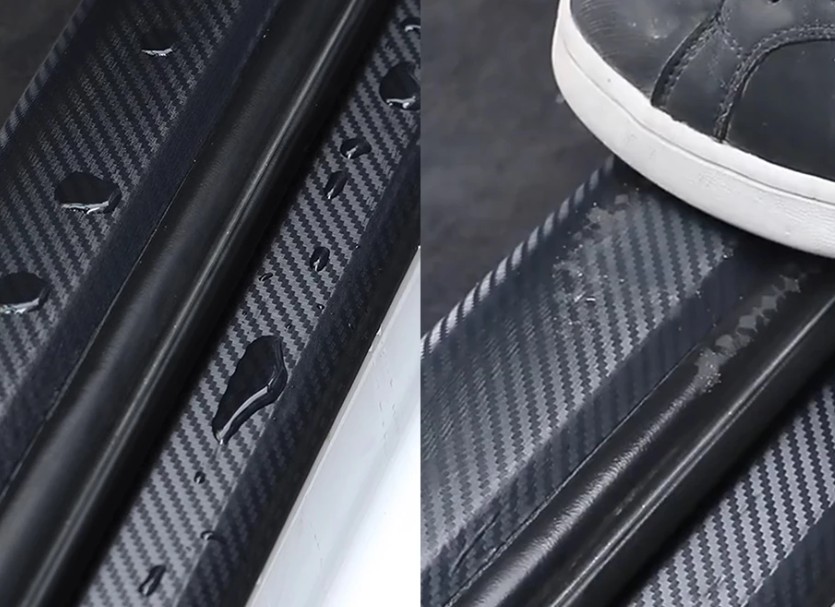 Băng Keo Carbon Chống Xước Ô Tô VuaAuto, Băng Dính Bảo Vệ Bậc Cửa, Cốp & Viền Xe Chống Thấm Nước