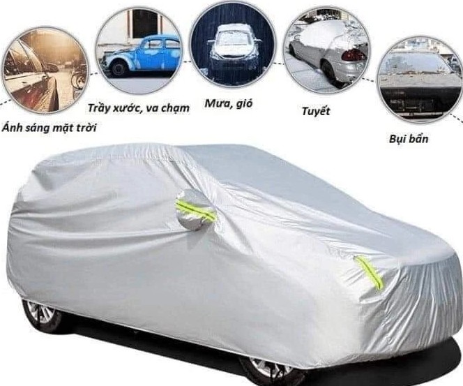 Bảng Size Tiêu Chuẩn, Bạt Phủ Toàn Xe Ô Tô 3 Lớp, Chống Nắng, Chống Nước, Hạn Chế Cháy Nội Thất