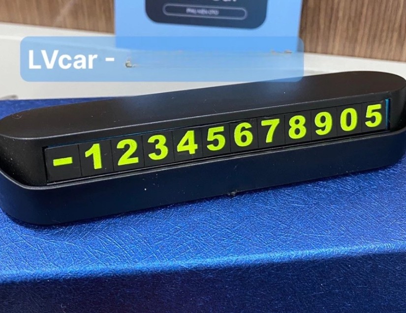 Bảng Số Điện Thoại Đỗ Xe Ô Tô Đặt Taplo, Cho Mọi Dòng Xe Hyundai, Toyota, Kia, Mazda