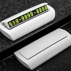 Bảng Số Điện Thoại Gắn Taplo Ô Tô YUMCHO Cao Cấp, Ẩn Hiện Số Tiện Lợi
