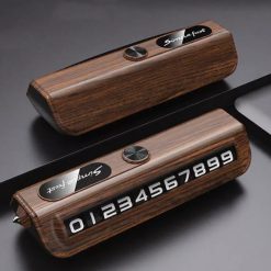 Bảng Số Điện Thoại Ô Tô 2 in 1 Tích Hợp Búa Phá Kính, Dãy Số Lăn Tiện Dụng