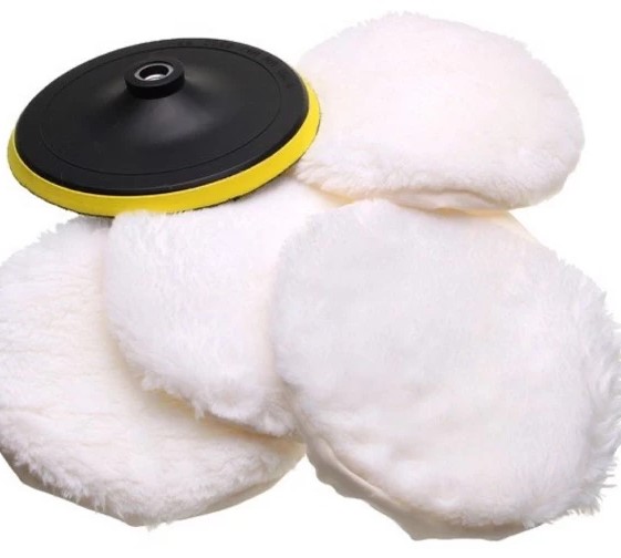 Bánh Lông Cừu Đánh Bóng Xóa Xước 5 Inches (12,5cm) | Trường Thịnh Sài Gòn