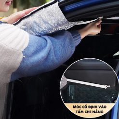 Bạt Che Nắng Kính Lái Ô Tô Tráng Bạc, Chống Nóng Tức Thì Cho Mọi Dòng Xe