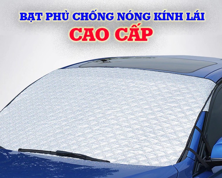 Bạt Che Nắng Kính Lái Ô Tô Tráng Bạc, Chống Nóng Tức Thì Cho Mọi Dòng Xe
