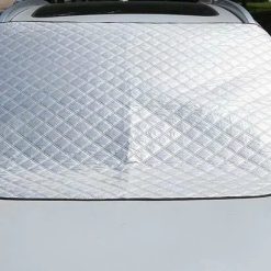 Bạt Che Nắng Kính Lái Trùm Gương Ô Tô 3 Lớp, Chống Nóng Cho Xe 5 Chỗ & 7 Chỗ, Tích Hợp Nam Châm