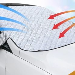 Bạt Che Nắng Kính Lái Xe Ô Tô Trùm Tai Gương Chống Nóng Và Bảo Vệ Taplo