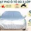 Bạt Phủ Ô Tô 3 Lớp Cao Cấp, Bạt Trùm Xe Vải Dù Chống Nắng, Chống Mưa, Bền Đẹp Theo Thời Gian