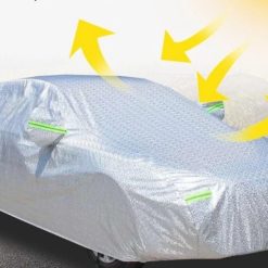 Bạt Phủ Ô Tô Cao Cấp KAW, Bạt Trùm Xe Hơi 3 Lớp Tráng Nhôm, Lót Nỉ Chống Xước, Chống Nắng, Chống Mưa