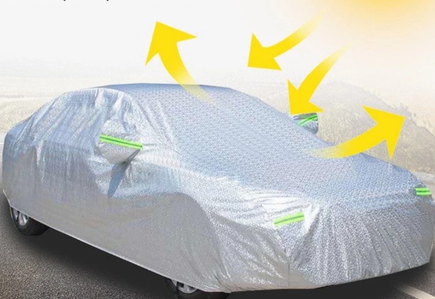 Bạt Phủ Ô Tô Cao Cấp KAW, Bạt Trùm Xe Hơi 3 Lớp Tráng Nhôm, Lót Nỉ Chống Xước, Chống Nắng, Chống Mưa