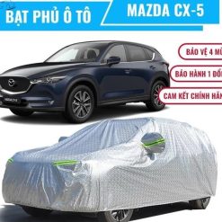 Bạt Phủ Ô Tô Cao Cấp Mazda CX-5, Bảo Vệ Xe 5 Chỗ, Chống Nắng, Chống Mưa, Chống Bụi