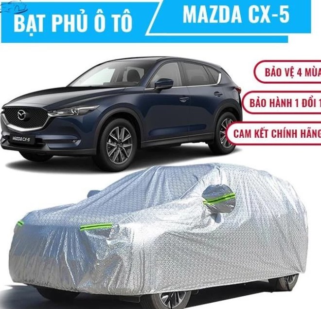 Bạt Phủ Ô Tô Cao Cấp Mazda CX-5, Bảo Vệ Xe 5 Chỗ, Chống Nắng, Chống Mưa, Chống Bụi