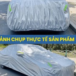 Bạt Phủ Ô Tô Toàn Diện Chất Liệu Oxford 3 Lớp, Áo Bạt Trùm Cho Xe 4 – 5 – 7 Chỗ, Chống Nắng, Chống Mưa