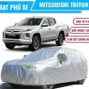 Bạt Phủ Xe Bán Tải Mitsubishi Triton 3 Lớp, Chống Nóng, Chống Thấm, Chống Bụi Toàn Diện