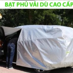 Bạt Phủ Xe Ô Tô 7 Chỗ Hyundai SantaFe, Bạt Trùm SUV Chất Liệu PEVA Tráng Nhôm Chống Nắng, Chống Mưa