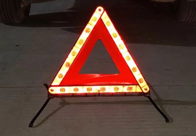 Biển Cảnh Báo Nguy Hiểm Tam Giác Phản Quang Cho Xe Hơi, Gấp Gọn, Toàn Khi Dừng Xe Khẩn Cấp