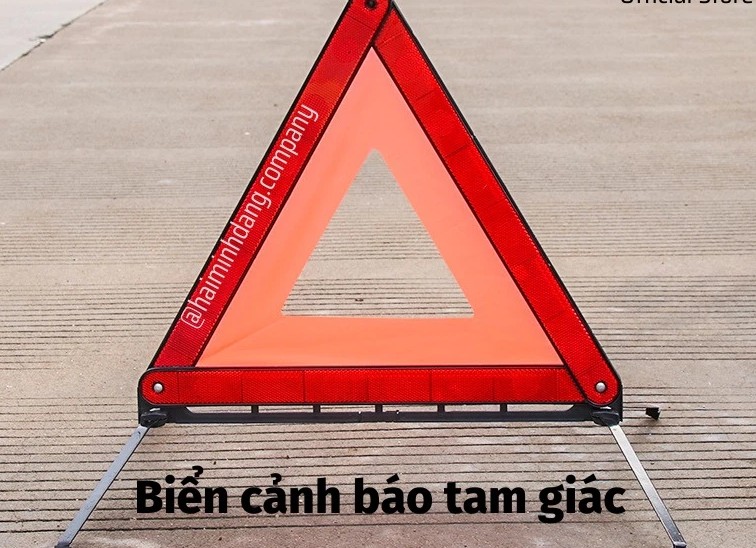 Biển Cảnh Báo Nguy Hiểm Tam Giác Phản Quang Cho Xe Hơi, Gấp Gọn, Toàn Khi Dừng Xe Khẩn Cấp