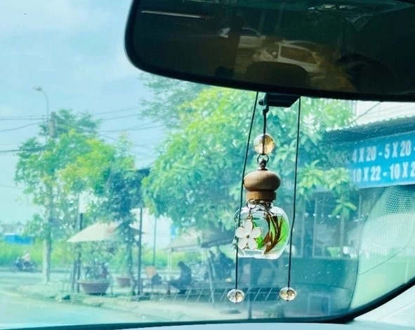 Bình Tỏa Hương Thơm Nội Thất Xe Hơi, Máy Khuếch Tán Tinh Dầu Treo Xe 100% Tự Nhiên