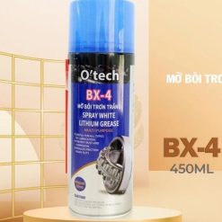 Bình Xịt Mỡ Bôi Trơn Trắng O’tech BX-4, Bảo Vệ Kim Loại, Giảm Ma Sát, Chống Mài Mòn