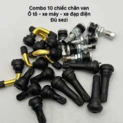 Bộ 10 Chiếc Chân Van Lốp Không Ruột, Cho Ô Tô, Xe Máy, Xe Điện Đủ Các Kích Cỡ