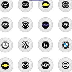 Bộ 16 Nút Cao Su Giảm Lực PQ Trắng, Bảo Vệ Cánh Cửa Ô Tô, Giảm Va Đập, Tăng Tuổi Thọ Xe