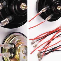 Bộ 2 Dây Giắc Ghim Còi Ô Tô Xe Hơi, Rắc Cắm Kèn Ruột Đồng Nguyên Chất Dài 20cm