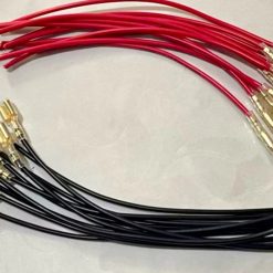 Bộ 2 Dây Giắc Ghim Còi Ô Tô Xe Hơi, Rắc Cắm Kèn Ruột Đồng Nguyên Chất Dài 20cm