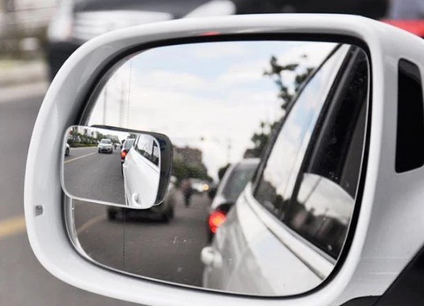 Bộ 2 Gương Cầu Lồi 3R, Gương Tròn & Gương Chữ Nhật Xoay 360° Loại Cao Cấp