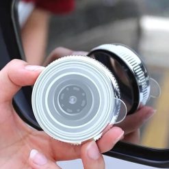 Bộ 2 Gương Cầu Lồi Đế Hút Chân Không Xoay 360°, Xóa Điểm Mù, Gắn Kính Xe Ô Tô