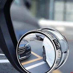 Bộ 2 Gương Cầu Lồi Đế Hút Chân Không Xoay 360°, Xóa Điểm Mù, Gắn Kính Xe Ô Tô