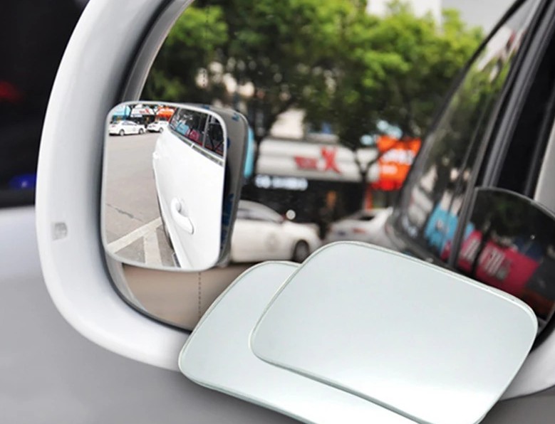 Bộ 2 Gương Cầu Lồi Gắn Kính Chiếu Hậu Ô Tô, Mở Rộng Tầm Nhìn, Loại Bỏ Góc Khuất, Lái Xe An Toàn