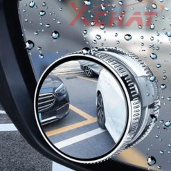 Bộ 2 Gương Cầu Lồi Hít Kính Chiếu Hậu Ô Tô XCHAT Xoay 360°, Xóa Điểm Mù, Phản Chiếu Sắc Nét Khi Lái Xe